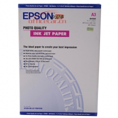 愛普生 EPSON S041068 照片質量噴墨打印紙 A3 102g 100張/包