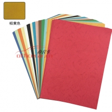 辦公車（Office car）皮紋紙 A4/230g 桔黃色 100張/包