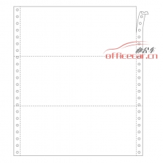 金絲雀（Anary） 1聯(lián) 三等分 電腦打印紙 241-1 70g 80列 帶壓線（白色） 1000頁/箱