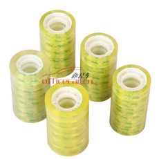 獅王 Shiwang 透明文具膠帶 12mm*20Y（18.3米） 12卷/筒