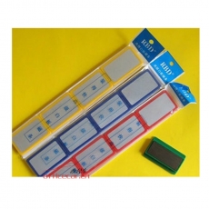 裝得快 RBD 硬膠白板磁塊 50*30mm 4個/袋 （黃色）