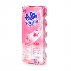 維達 Vinda V4083 雅致三層卷紙 128g 10卷/條 5條/袋