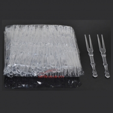 國產(chǎn) Domestic 亞克力/水晶水果叉 10.3cm 250個/包