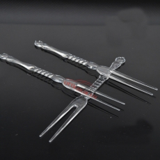 國產(chǎn) Domestic 亞克力/水晶水果叉 10.3cm 250個/包