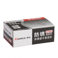 齊心 Comix B3500 回形針(紙盒)鎳 100枚/盒 10盒/條