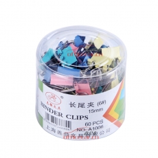 志強 Z.Q NO:1006 彩色長尾夾 15mm
