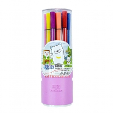 真彩 Truecolor CWP-2600-18 酷吖可洗水彩筆 18色 小盒裝
