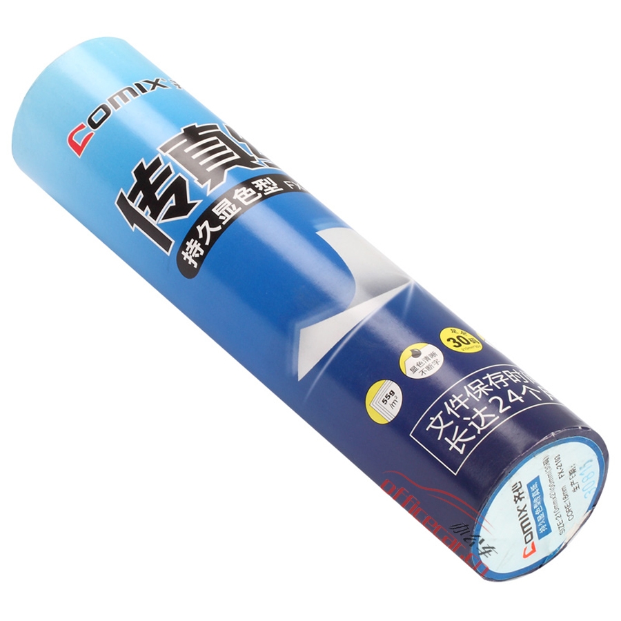 齊心 Comix FX-2103 55g熱敏傳真紙210mm*30碼 20卷/箱