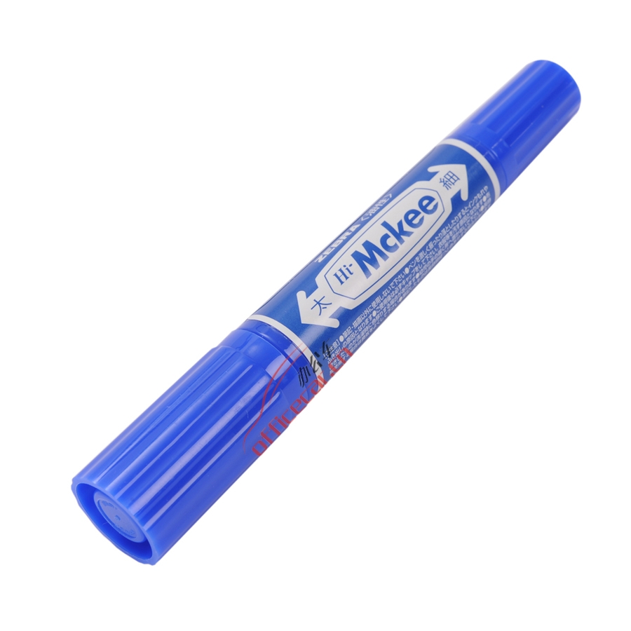 斑馬 ZEBRA MO-150-MC 大雙頭記號(hào)筆（油性記號(hào)筆）速干耐水 (藍(lán)色) 1支裝