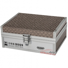 金隆興 Glosen B069 鋁合金印章盒/公章收納盒 可放12枚