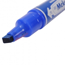斑馬 ZEBRA MO-150-MC 大雙頭記號(hào)筆（油性記號(hào)筆）速干耐水 (藍(lán)色) 1支裝