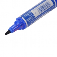 斑馬 ZEBRA MO-150-MC 大雙頭記號(hào)筆（油性記號(hào)筆）速干耐水 (藍(lán)色) 1支裝