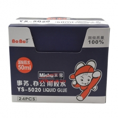 博寶 BOBO YS-5020 液體膠水（海綿頭） 50ml （透明) 24支/盒