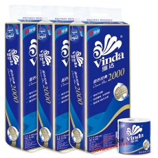 維達 Vinda V4073 藍色經典衛生紙卷紙 200g 10卷/條 6條/袋