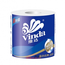 維達 Vinda V4073 藍色經典衛生紙卷紙 200g 10卷/條 6條/袋