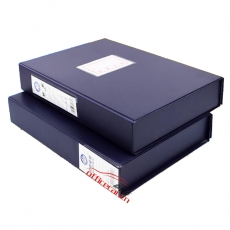 南國(guó)威利 N.G.W.L  A803 粘扣檔案盒/文件盒/資料盒 A4 55mm 深藍(lán)色 18個(gè)/箱