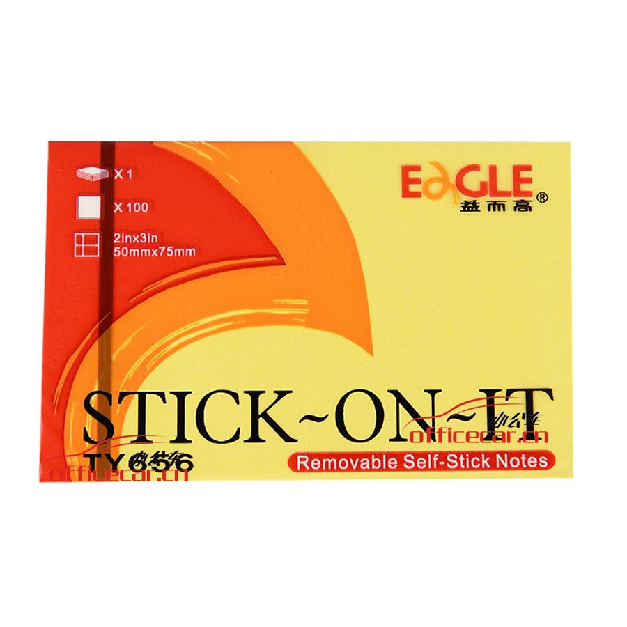 益而高 Eagle TY656 告示貼 50*75mm 12本/封
