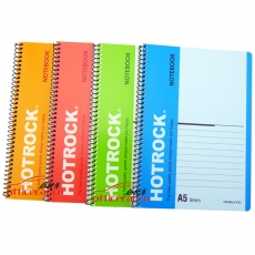 何如 Hotrock R1050 線圈螺旋筆記本 A5 50頁(yè) 12本/封