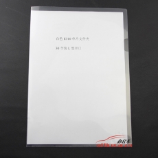 華文達(dá) H.W.D E310 二頁文件套/資料套 A4  透明 30個(gè)/包