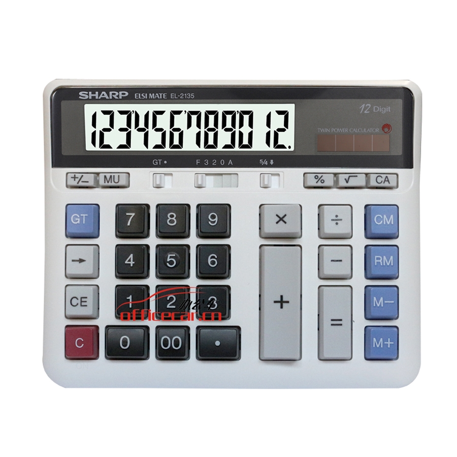夏普 SHARP EL-2135 12位桌面型銀行/財務專用計算器