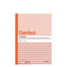 渡邊 Gambol G5407 無線裝訂本（軟皮抄） A5 40頁 12本/封
