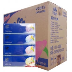 維達 Vinda V2055 經典盒裝紙巾 三層 100抽 4盒/提 10提/箱