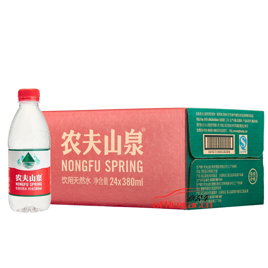 農夫山泉 N.f.s.q 飲用天然水 380ml/瓶 24瓶/箱
