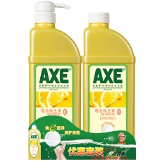 斧頭（AXE） 檸檬蘆薈護膚洗潔精 1.3kg+1.3kg(泵+補)