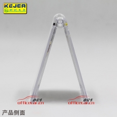 科記 KEJEA K-244 150*100mm 三角型臺卡A字臺牌牌臺簽V型桌簽姓名牌橫式PS材質會議