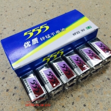 555 6F22鋅錳電池 9V