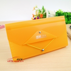 創(chuàng)生C.S CS-33D （票據(jù)）高級風(fēng)琴包/風(fēng)琴包 混色（藍(lán)，綠，粉，黃）