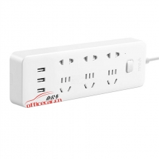 公牛 BULL GNV-UUB126 總開關 6位3米（3口USB） 插座/插排/插線板