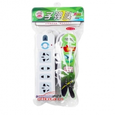 子彈頭 Z.D.T TS-606 總控開關(guān) 4位2.8米 插座/插排/插線板
