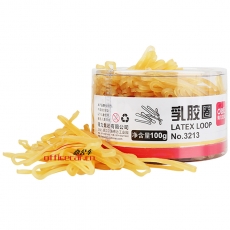 得力 deli 3213 100g 辦公耐用乳膠圈/橡皮筋/橡膠圈/牛皮筋