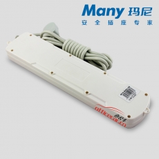 瑪尼電器 many 463-3 6位獨立開關插座/排插