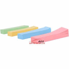 得力 Deli 7730 四色便利貼 76mm*19mm 12本/小盒