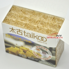 太古 taikoo 原蔗金砂方糖 250g/盒 40盒/箱 (金黃色) 又名甘香方糖250g