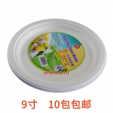 國產 Domestic 一次性紙碟 23cm 10個/包