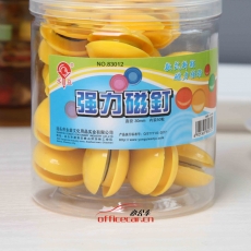 國產 Domestic 83012 強力磁粒 直徑30mm 50個/筒/袋 （黃色）