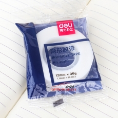 得力（deli） 30110 隱形膠帶 1.2cm*36y