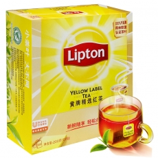 立頓 Lipton 黃牌精選紅茶 200g 100包/盒
