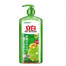 立白 Liby 青檸洗潔精（綠透明瓶） 1kg/瓶 10瓶/箱