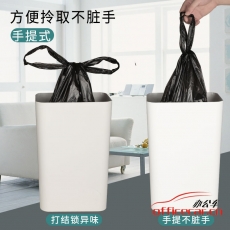 給力司Geilisi 斷點-背心/手提黑色垃圾袋加大加厚50*65cm【100只裝】