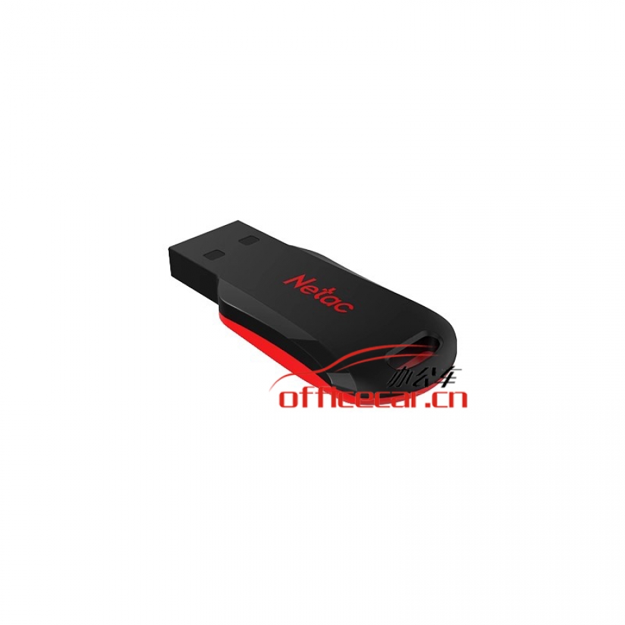 朗科（Netac）8GB USB2.0 U盤U196 黑旋風車載電腦兩用閃存盤 黑紅色小巧迷你加密U盤