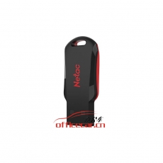 朗科（Netac）8GB USB2.0 U盤U196 黑旋風車載電腦兩用閃存盤 黑紅色小巧迷你加密U盤