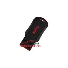 朗科（Netac）64GB USB2.0 U盤U196 黑旋風(fēng)車載電腦兩用閃存盤 黑紅色小巧迷你加密U盤