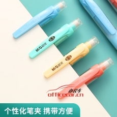 晨光(M&G)AMP34511 文具0.5mm學生自動鉛筆 大容量活動鉛筆帶橡皮頭 搞怪圖案繪圖鉛筆 6支/盒