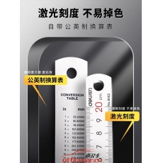得力 Deli 8462 20cm 鋼直尺