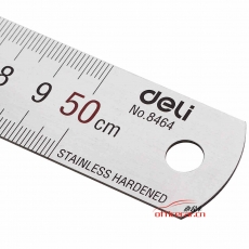 得力(deli)8464 50cm不銹鋼直尺
